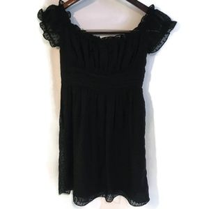 Milly of NY Swiss Dotted Sheer Silk Dress Sz 2